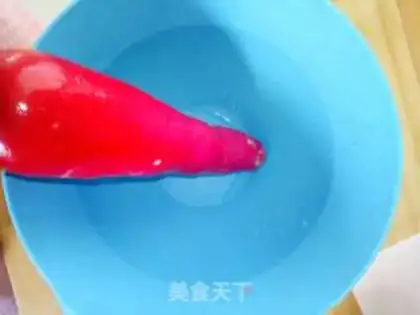 Make Sugar and radish step 0