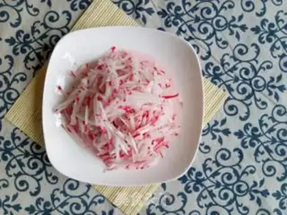 Make Sugar and radish step 4