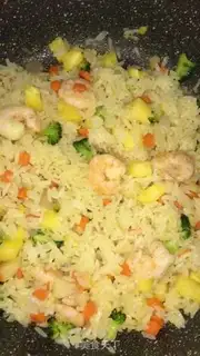 Make Pineapple rice step 9