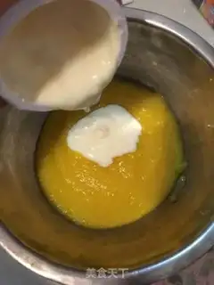 Make Peach yogurt mousse cake step 3