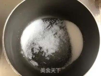 Make Cheese milk with taco caramel tea step 5