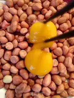Make Souffle peanut rice step 1