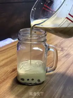 Make Cheese milk with taco caramel tea step 14