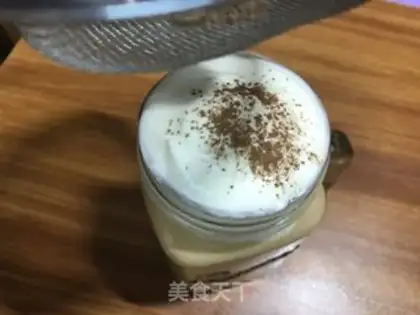 Make Cheese milk with taco caramel tea step 17