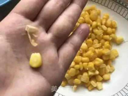 Make Corn chicken sausages for children step 2