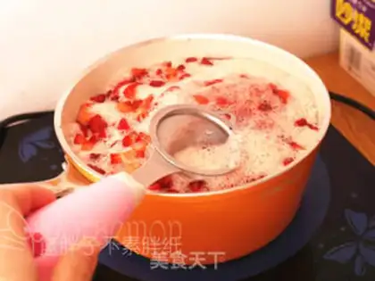 Make Homemade strawberry jam step 11