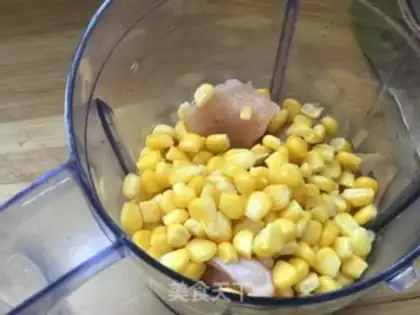 Make Corn chicken sausages for children step 4