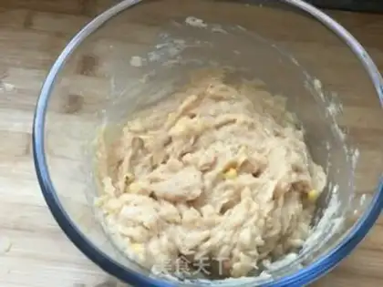 Make Corn chicken sausages for children step 5