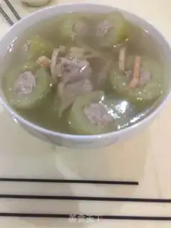 Make cucumbers for dry squid silk soup step 3