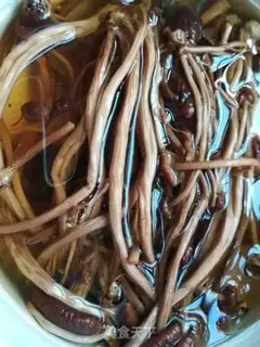 Make Five flowers for tea and mushrooms step 3