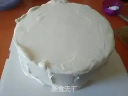 Make Eight inches of fruit cake step 30