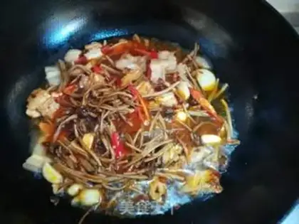 Make Five flowers for tea and mushrooms step 10