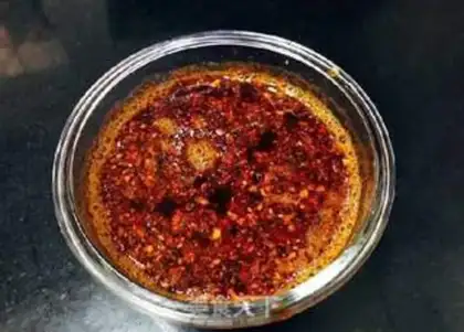 Make Spicy oil step 5