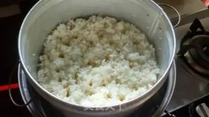 Make Steam rice step 9