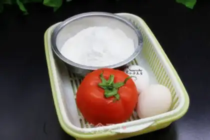 Make Tomato eggcakes step 0