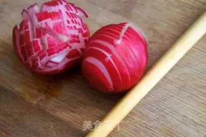 Make Sugar and radish step 1