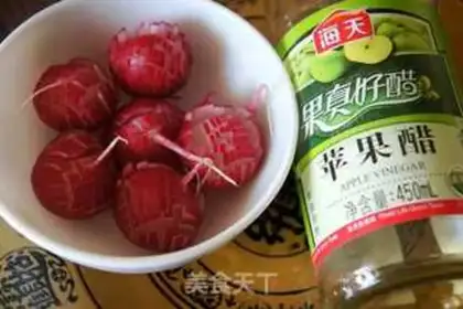 Make Sugar and radish step 2