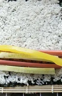 Make Family sushi step 2