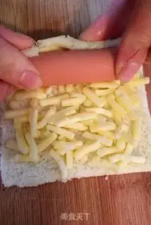 Make Cheese dog intestines step 2