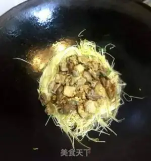 Make Celery sprouts, chicken and pork step 8