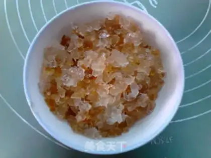 Make Peach glue milk step 2