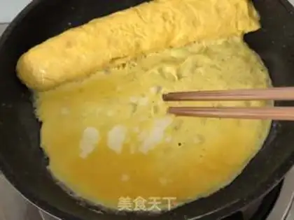 Make A thick egg burn step 9