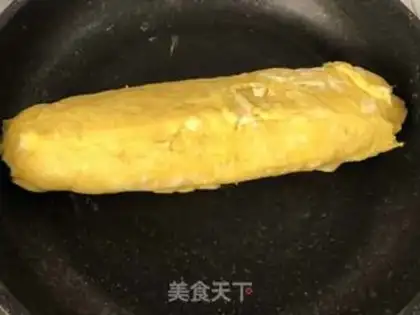 Make A thick egg burn step 10