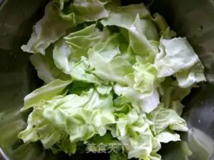 Make Scrambled cabbage step 0