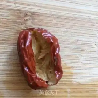 Make The rice date cake step 1