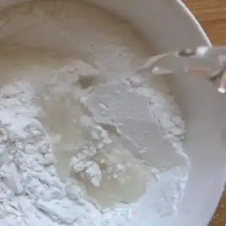 Make The rice date cake step 3