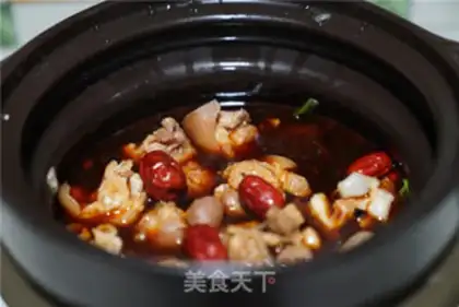 Make Two bean-cooked pig hoof step 5
