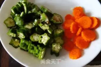 Make Autumn fried lily step 1