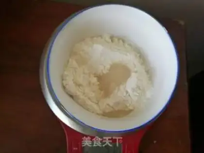 Make Spiral rainbow souffle step 12