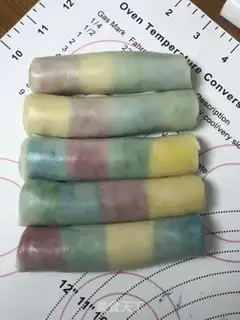Make Spiral rainbow souffle step 14