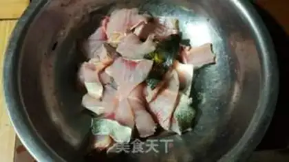 Make Red tofu fish step 1