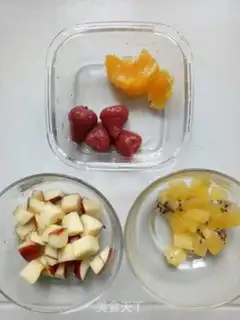 Make Orange glass fruit salad step 5