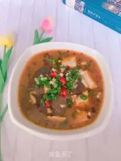 Make Spicy pig blood tofu step 7