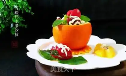 Make Orange glass fruit salad step 10