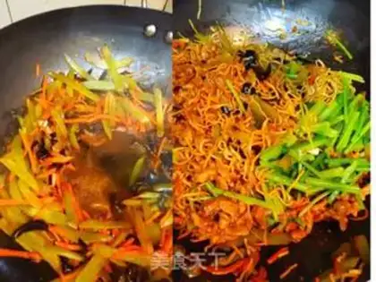 Make Fried noodles step 6