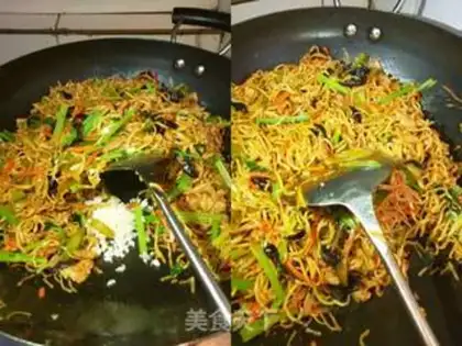 Make Fried noodles step 7