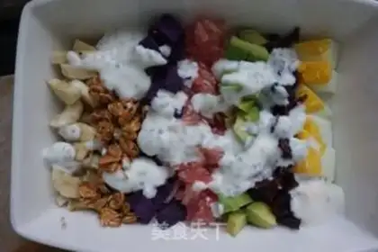 Make Zia seed yogurt rainbow salad step 3