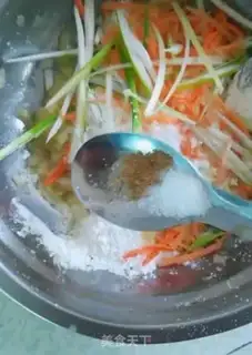 Make Potato sesame cake step 3
