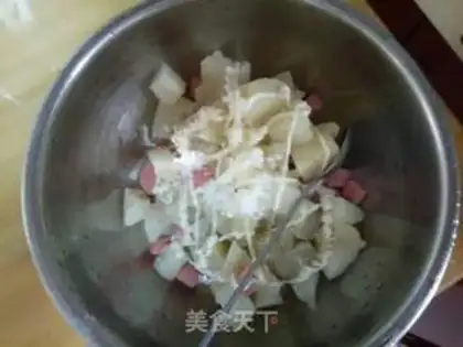 Make Potato ham salad step 3