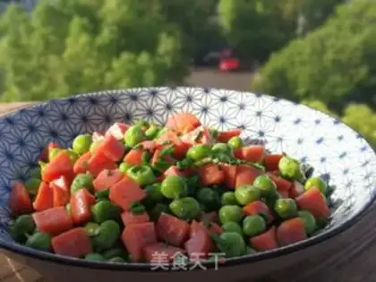 Make Peas and ham sausage step 7