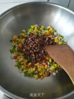Make Beef fried rice step 3