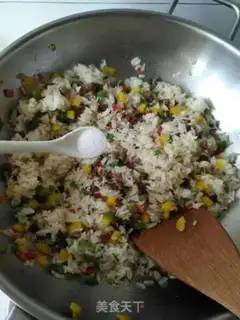 Make Beef fried rice step 6