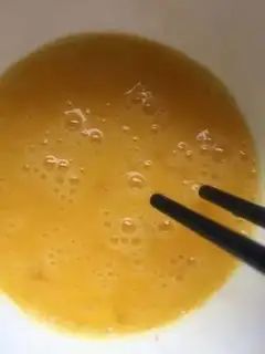 Make Golden mushrooms and eggs step 2