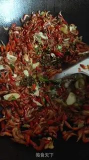 Make Paprika fried red shrimp step 4