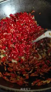 Make Paprika fried red shrimp step 5