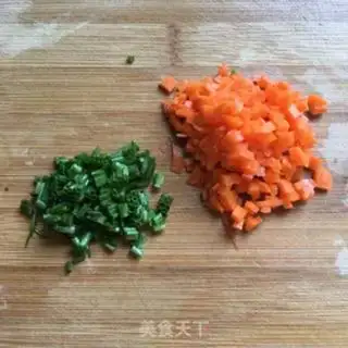 Make Egg rice cake step 1